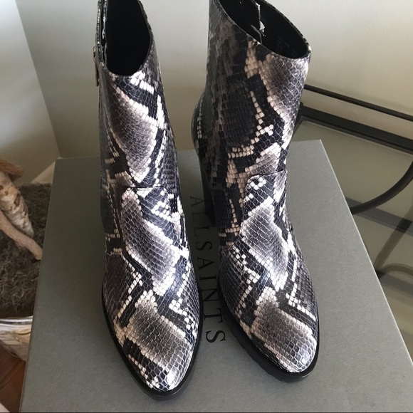 AllSaints Leather Platform Boot - Picture 4 of 5